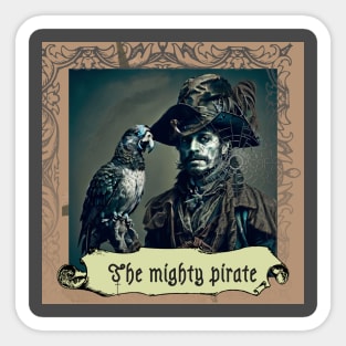 the mighty pirate Sticker